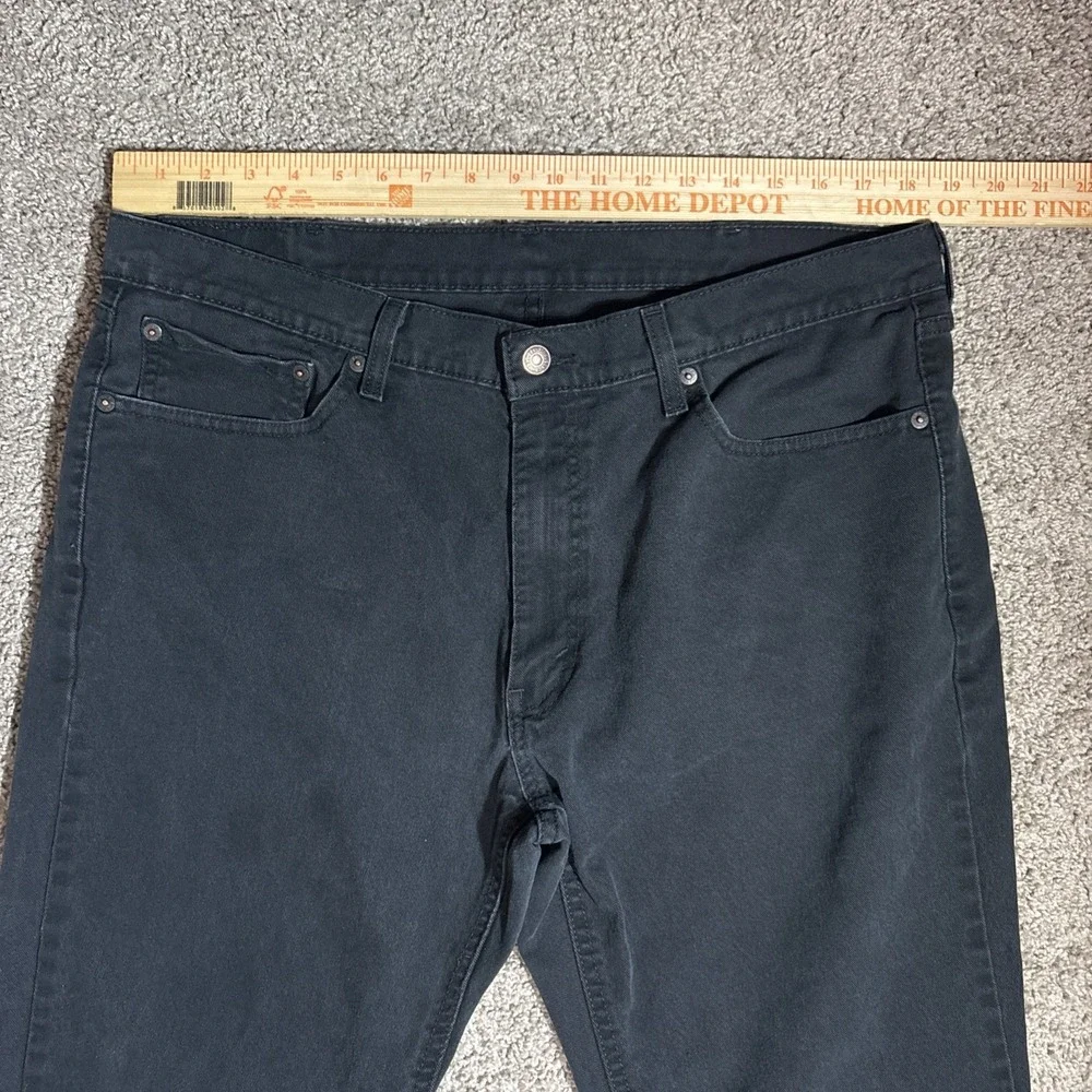 Levis 541 Athletic Taper Jeans Mens W38 L32 Black Denim Pants 18181-0019